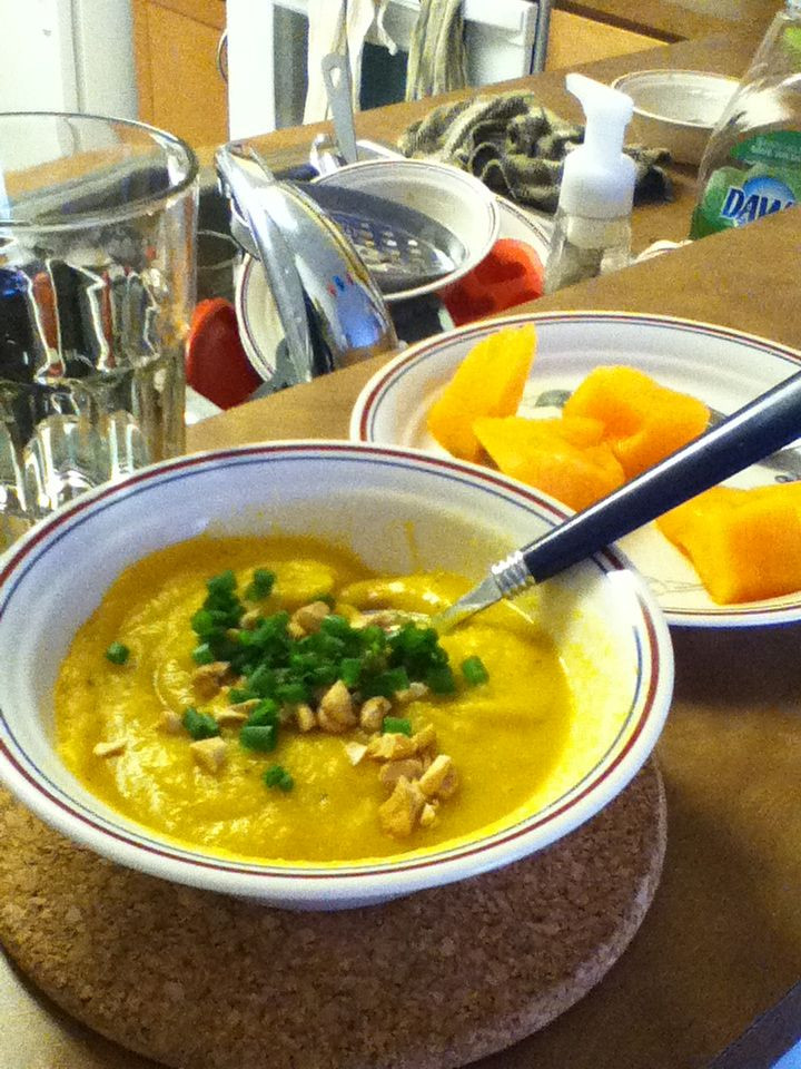 Ina Garten Butternut Squash Soup
 Ina Garten s roasted butternut squash soup with curry