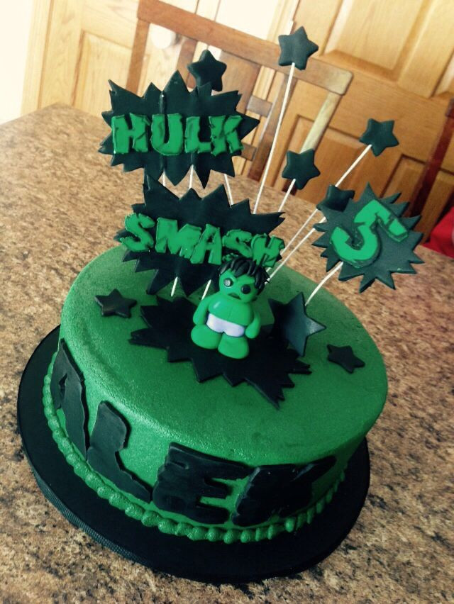 Incredible Hulk Birthday Cake
 Incredible Hulk birthday cake …