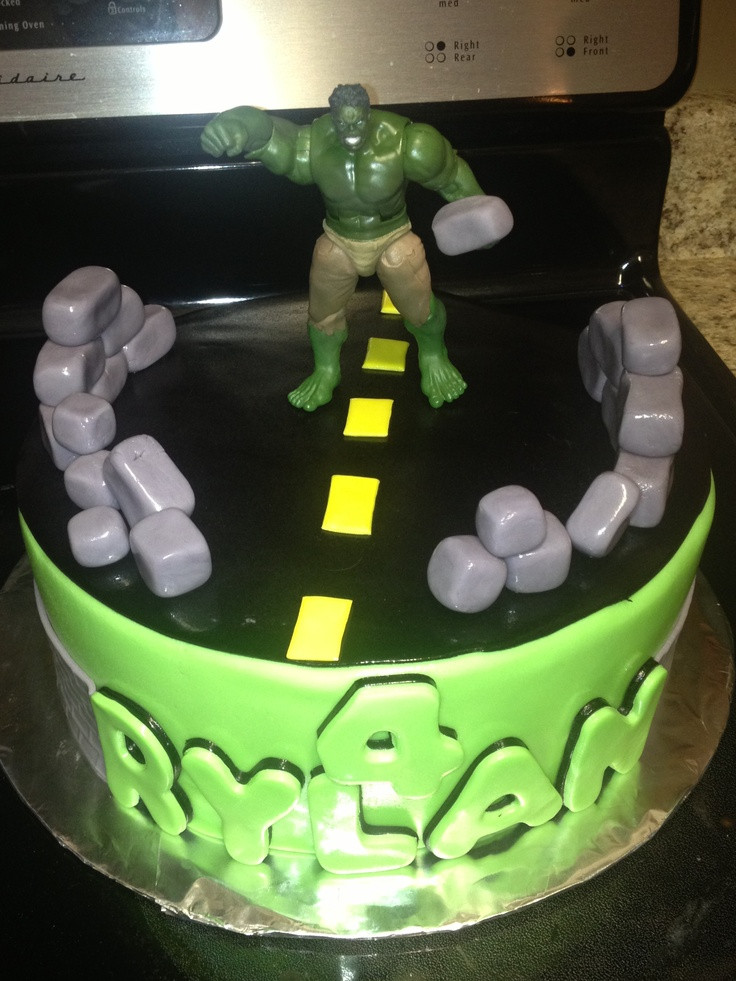 Incredible Hulk Birthday Cake
 Incredible Hulk Birthday Cake Hulk party
