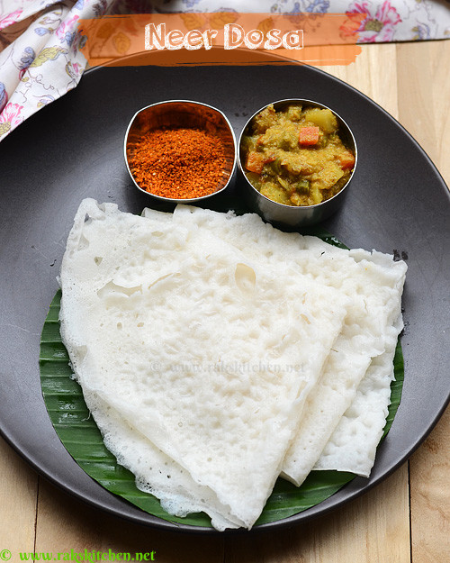Indian Brunch Recipes
 Neer dosa recipe South Indian breakfast recipes Raks