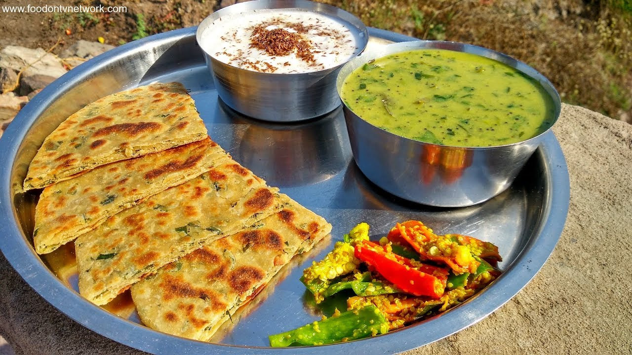 Indian Cuisine Recipes
 Traditional Indian Lunch Cooking in an Indian Village