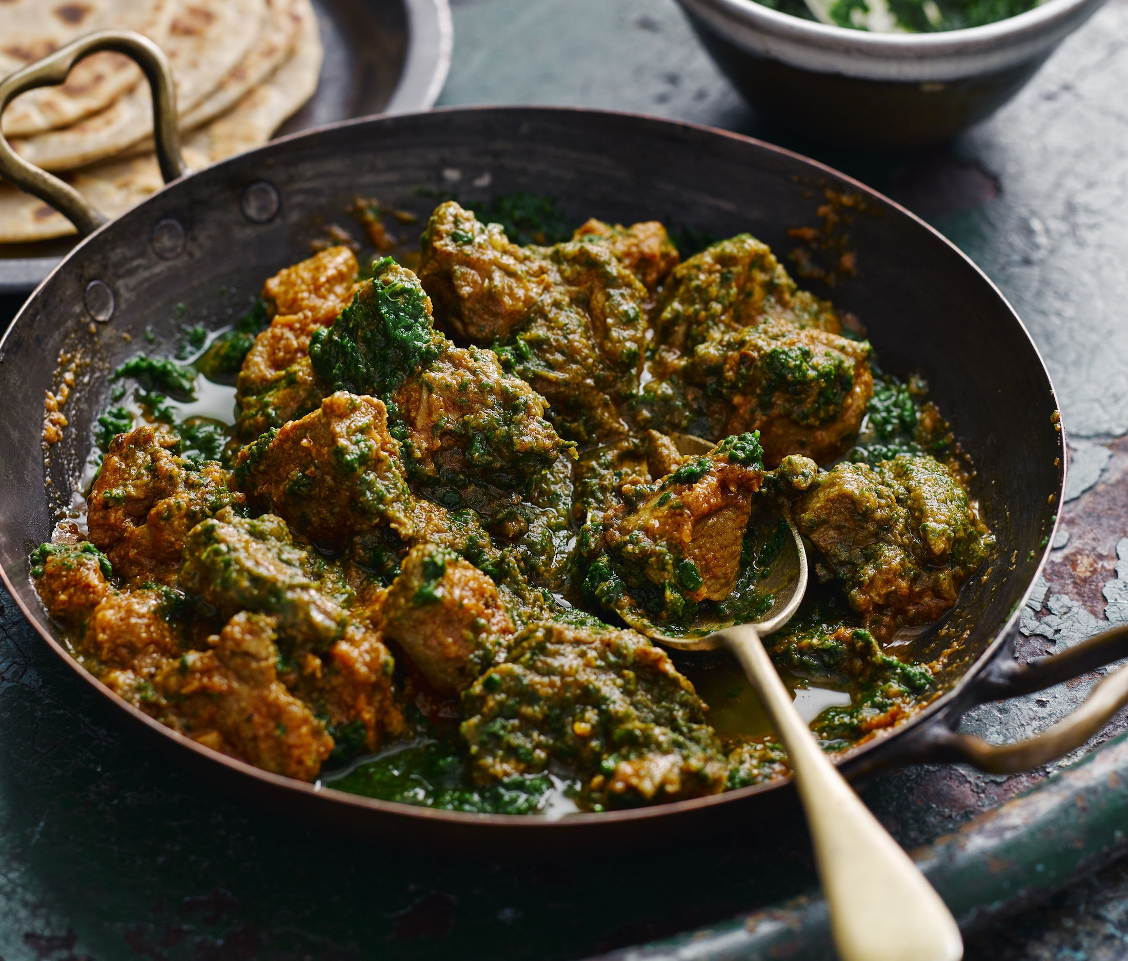Indian Cuisine Recipes
 Spice It Up With This Simple Indian Saag Gosht Recipe