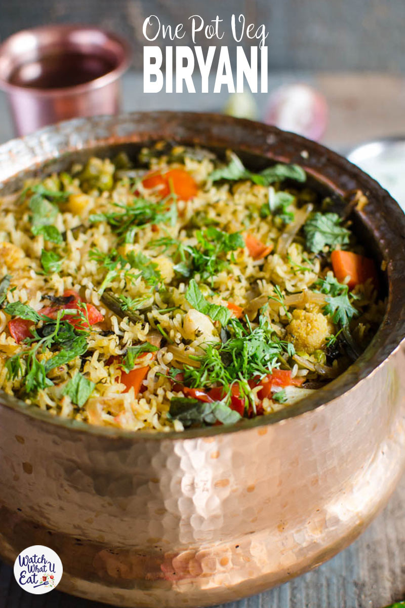 Indian Food Recipes Vegetarian
 e Pot Easy Ve able Biryani