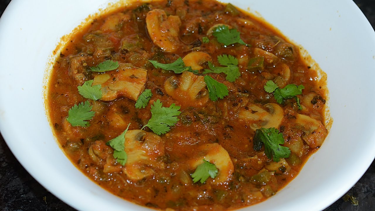 Indian Mushroom Recipes
 Relish Your Meal with Indian Style Kadai Mushroom Curry