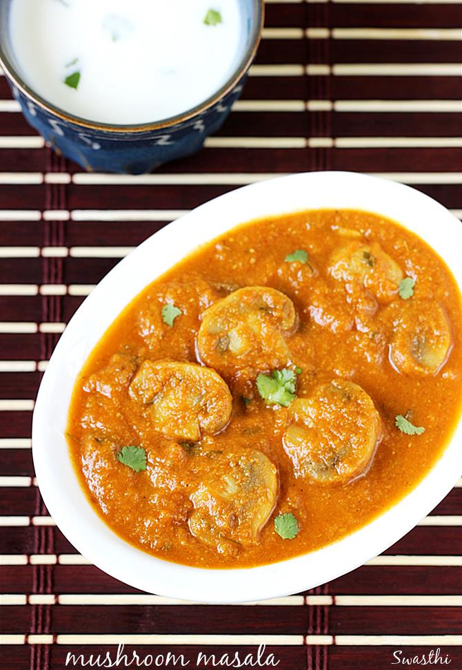 Indian Mushroom Recipes
 Mushroom masala recipe mushroom gravy recipe