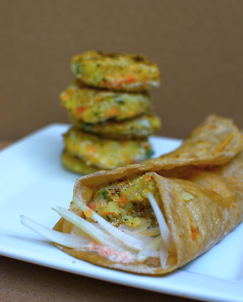 Indian Street Food Recipes
 Ve arian Frankie Popular Indian Street food Recipe