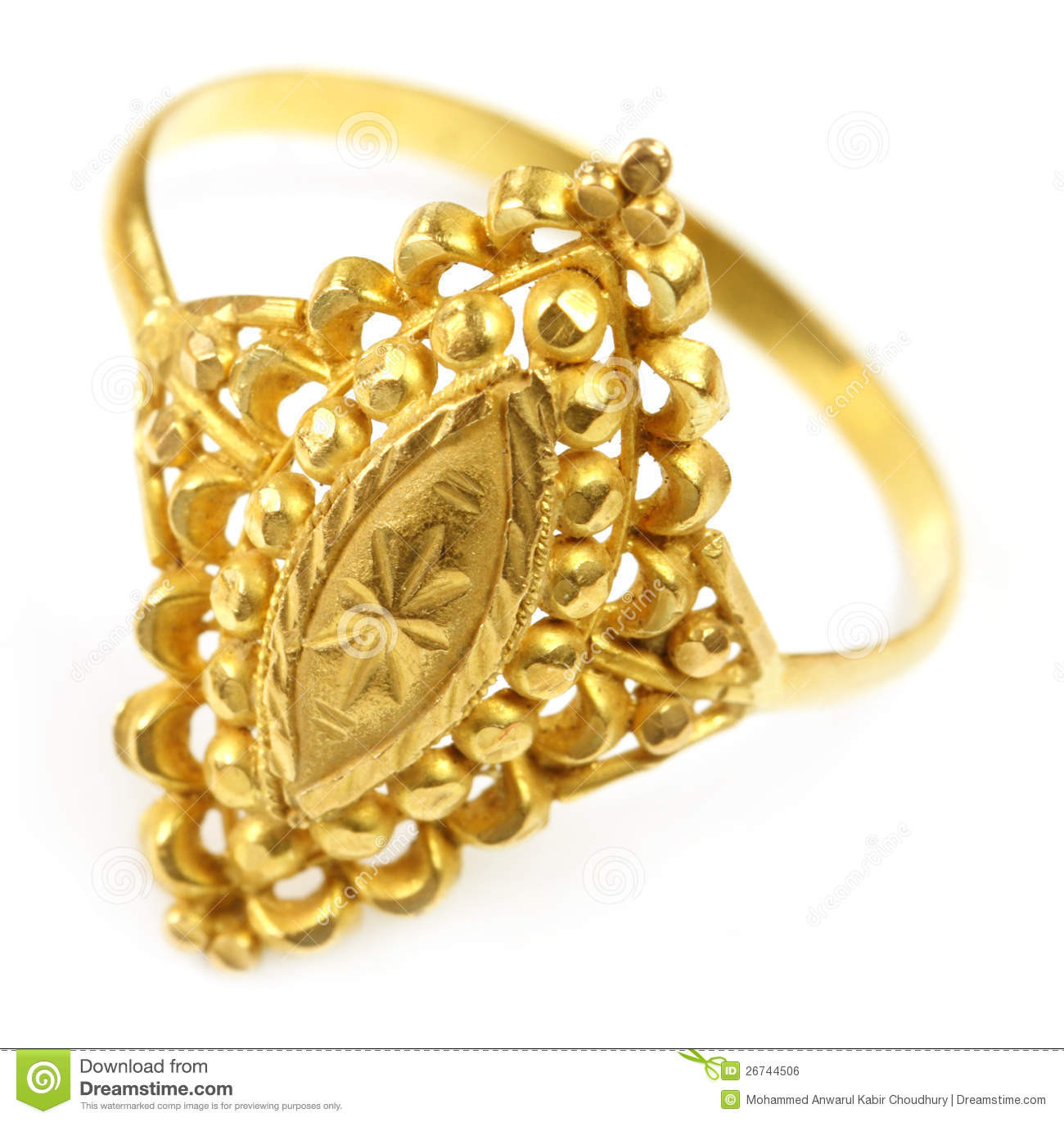 Indian Wedding Rings
 Indian Wedding Ring For Bride Royalty Free Stock Image