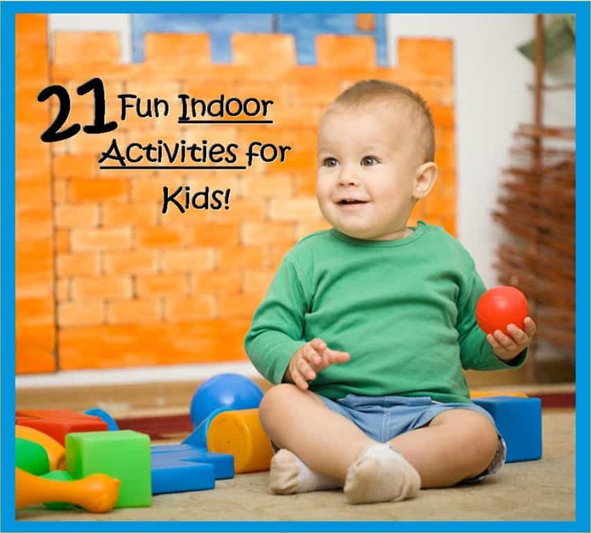Indoor Activities For Kids
 21 Fun Indoor Activities for Kids – 3 Boys and a Dog