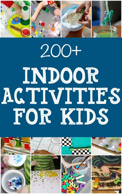 Indoor Activities For Kids
 Giant List of Indoor Activities for Kids