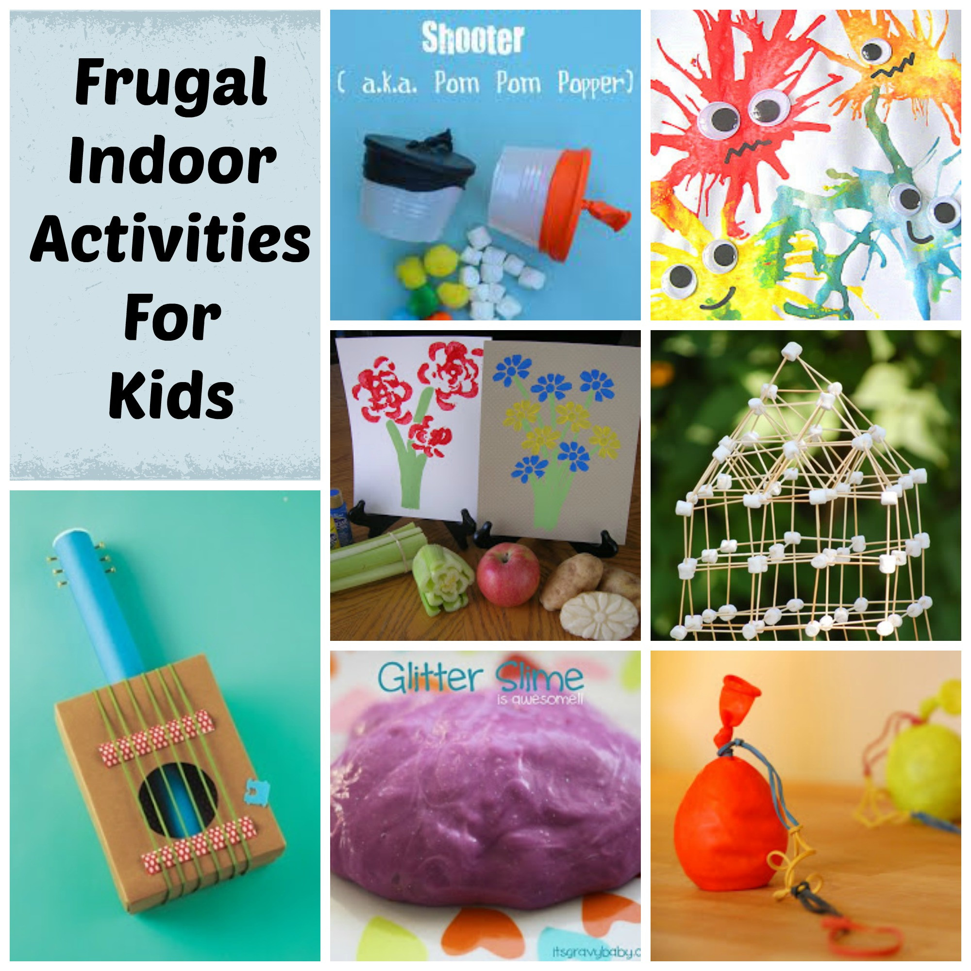 Indoor Activities For Kids
 Frugal Indoor Activities for Kids Saving Cent by Cent