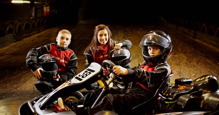Indoor Go Karting Kids
 Kids Go Karting Cardiff TeamSport