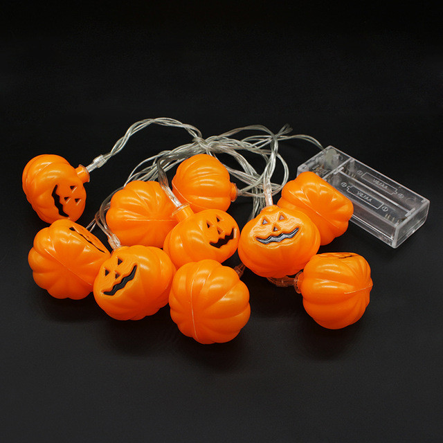 Indoor Halloween Lights
 Halloween Waterproof 3D Pumpkin LED String Lights 10LEDs