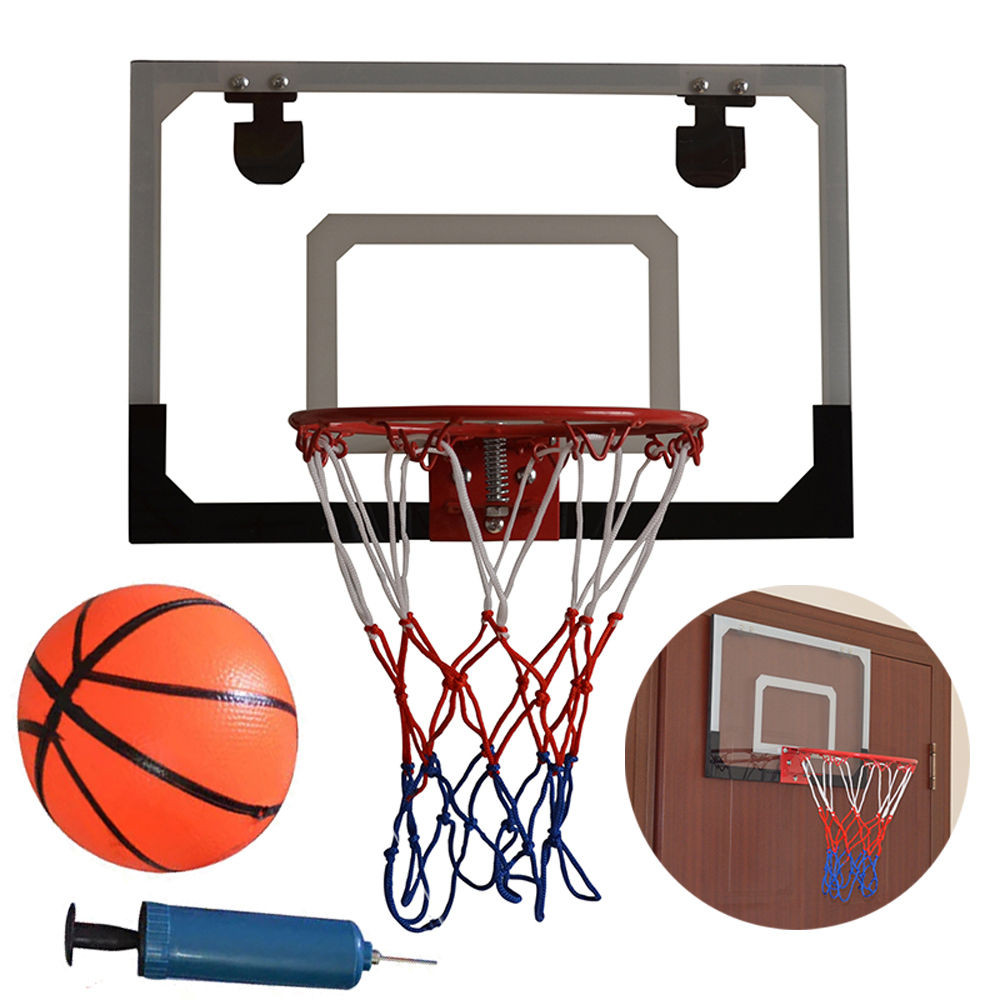 Indoor Kids Basketball Hoops
 Mini Pro Basketball Indoor Hoop Door Kids Mount Sports