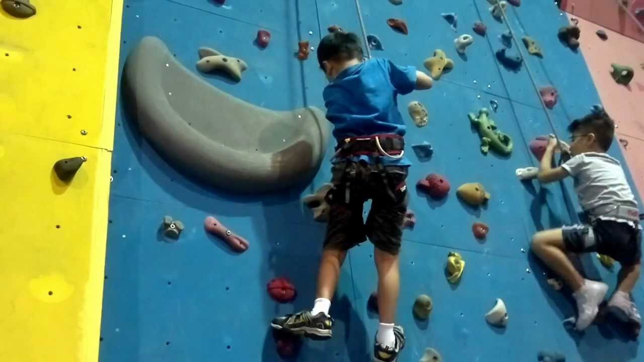 Indoor Kids Climbers
 Kids Rock Climbing for the First Time