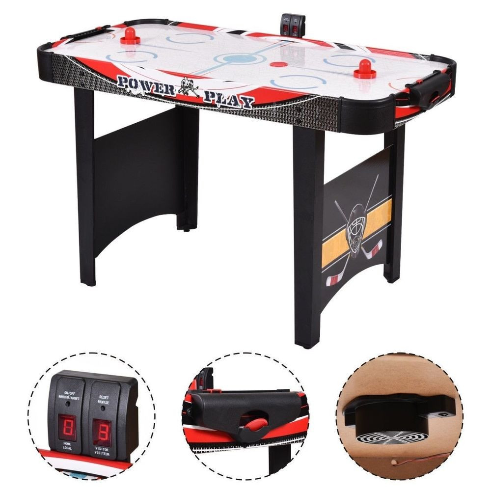 Indoor Sports Games For Kids
 48" Air Powered Hockey Table Indoor Sports Game Electronic