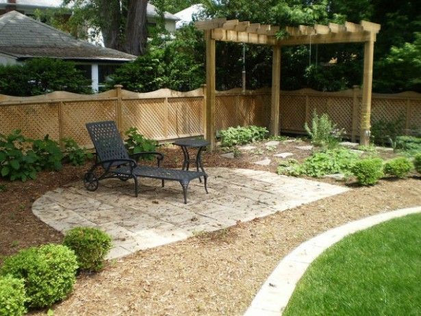 Inexpensive Backyard Landscaping Ideas
 Backyard Landscape Design Ideas Corner grape arbor