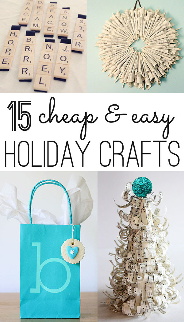 Inexpensive Christmas Crafts
 Christmas crafts 12 cheap and easy ideas
