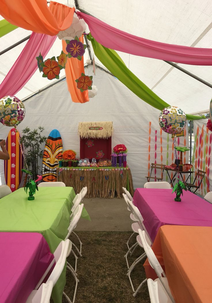 Inexpensive DIY Luau Party Decorations
 Decoration Themes For Freshers Party