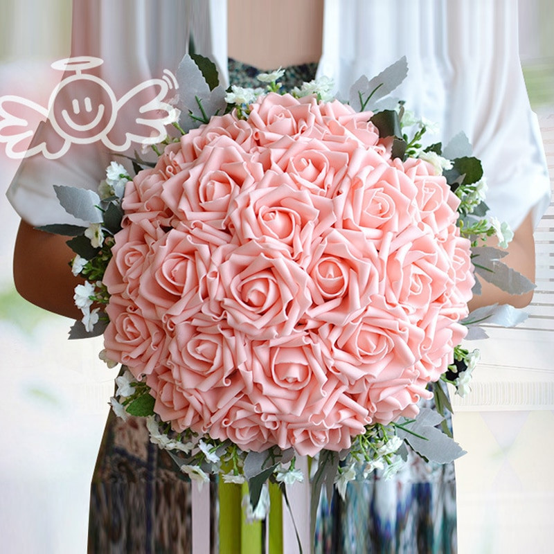 Inexpensive Wedding Flowers
 Best Selling romantic silk artificial wedding bouquets