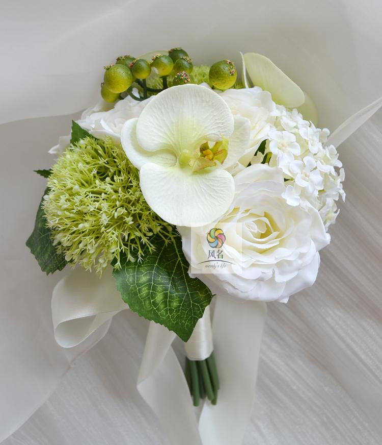 Inexpensive Wedding Flowers
 Small Bridesmaid Bouquet Bruidsboeket Flower Girl Bouquet