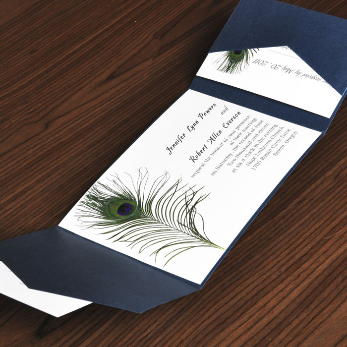 Inexpensive Wedding Invitations
 Cheap Peacock Wedding Invitations