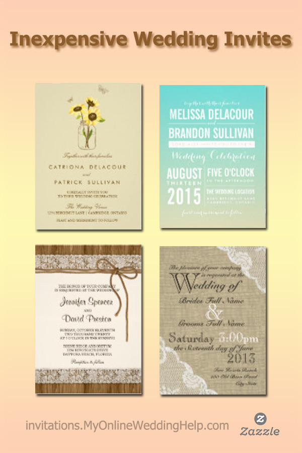 Inexpensive Wedding Invitations
 Inexpensive Wedding Invitations