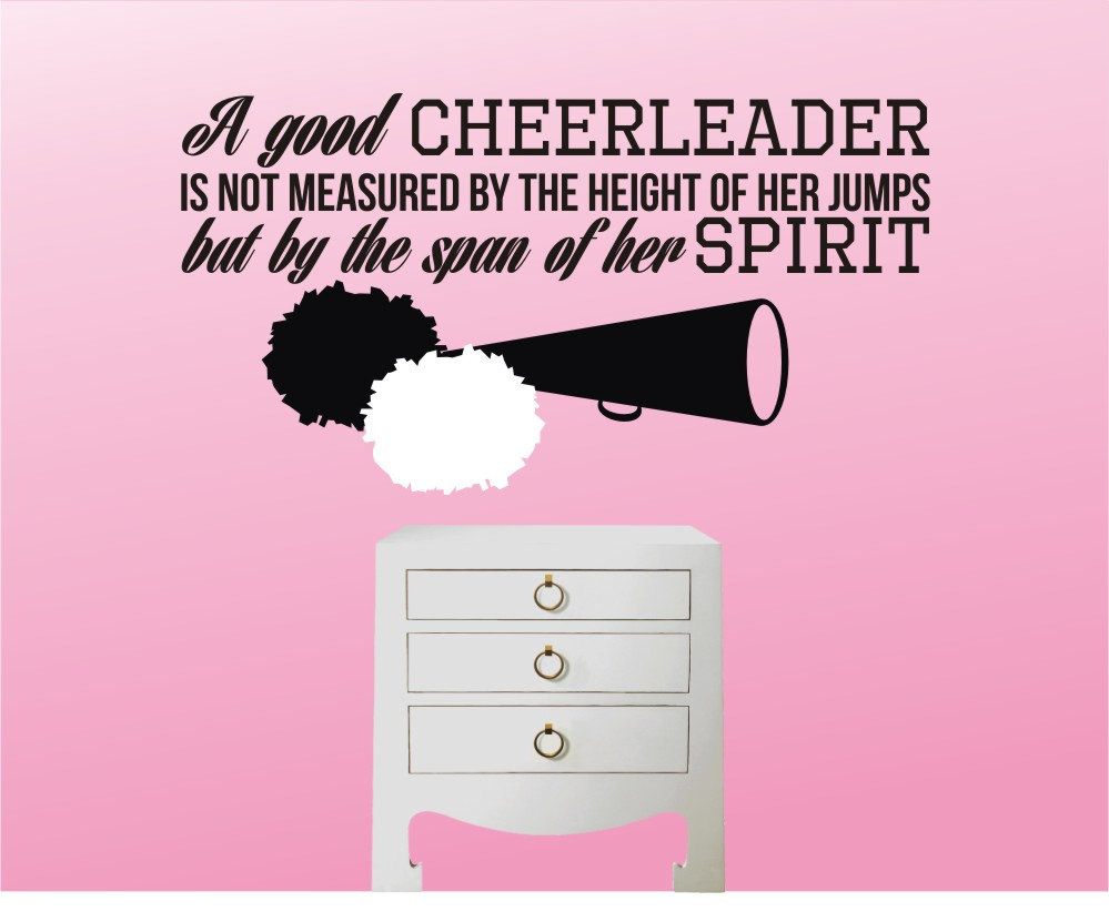 Inspirational Cheerleading Quotes
 Quotes About Cheer QuotesGram