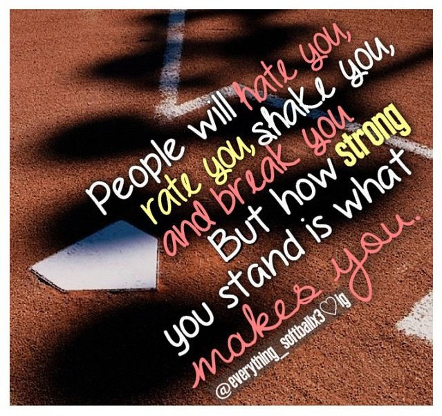 Inspirational Softball Quotes
 135 best Softball quotes