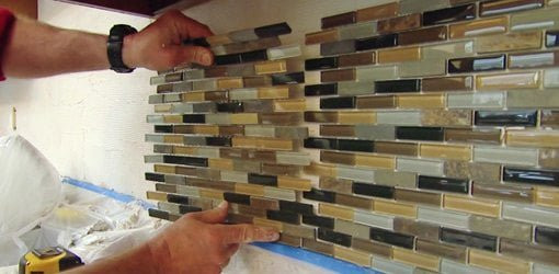 Installing A Kitchen Backsplash
 How to Install a Mosaic Tile Backsplash