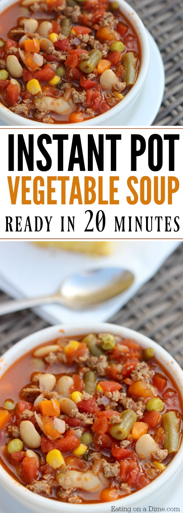 Instant Pot Beef Soup Recipes
 Instant Pot Beef Ve able Soup Recipe Eating on a Dime