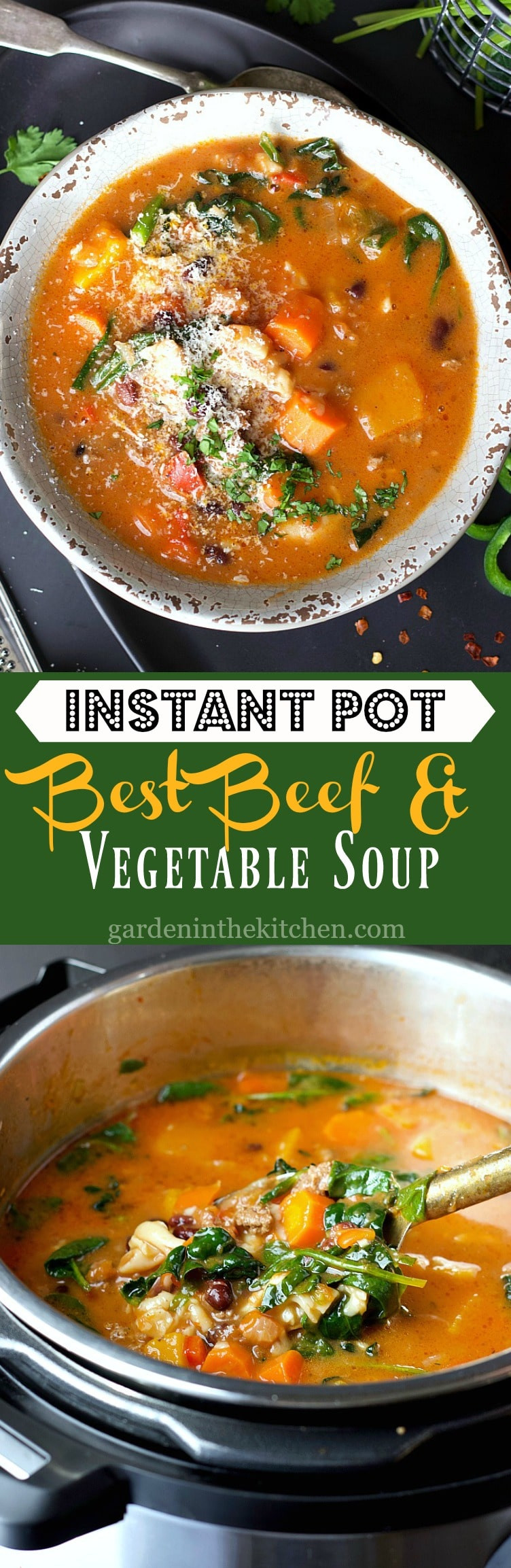 Instant Pot Beef Soup Recipes
 Instant Pot Beef and Ve able Soup