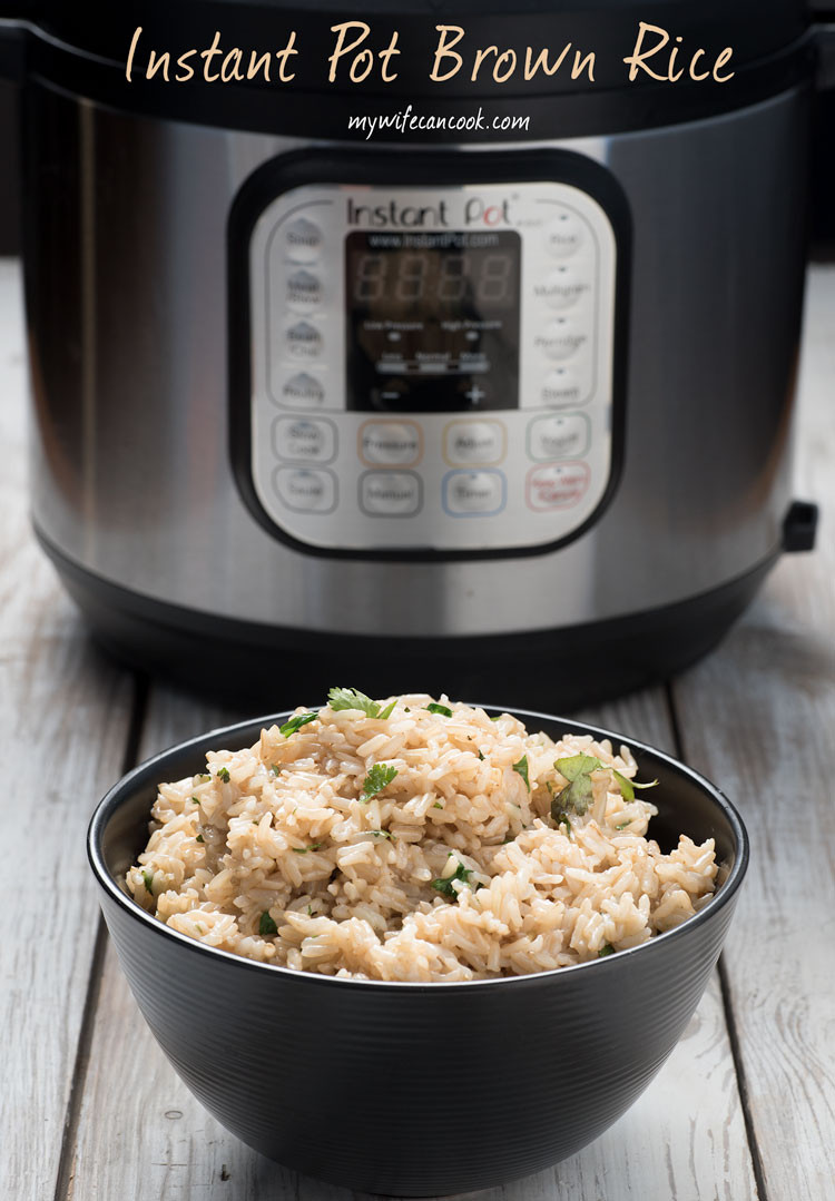 Instant Pot Brown Rice Recipe
 Instant Pot Brown Rice Never fix rice the hard way again