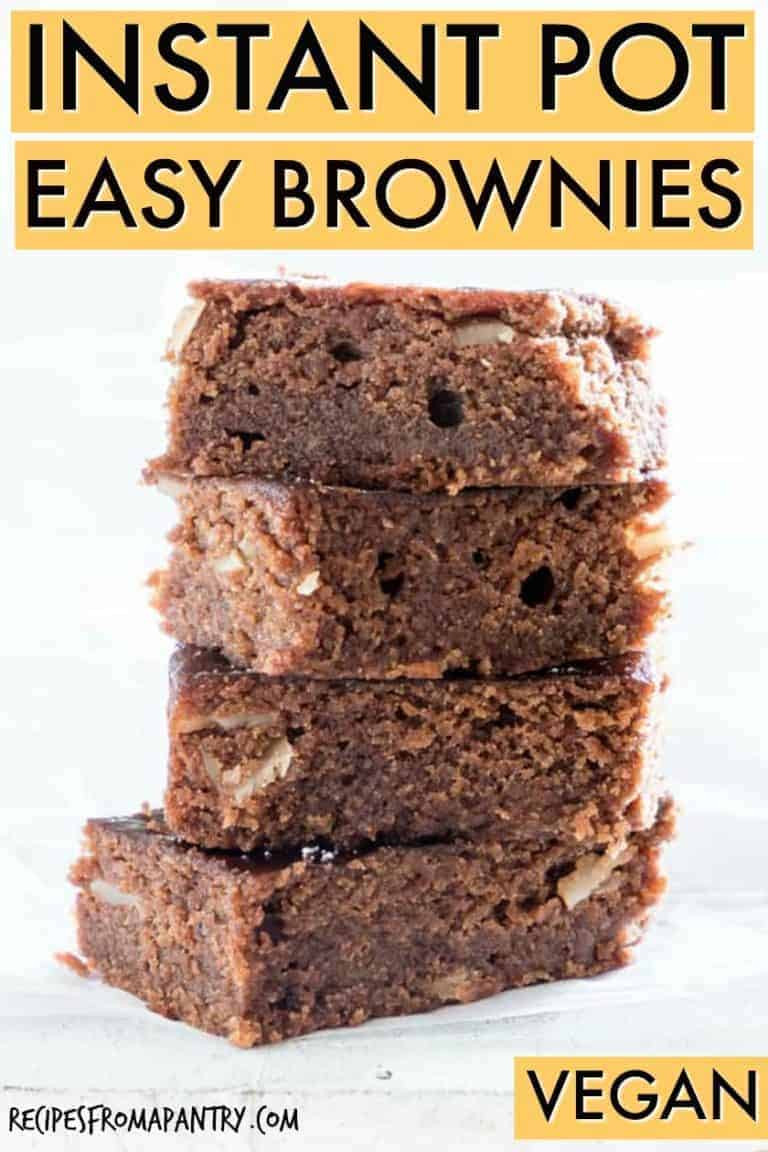 Instant Pot Brownies
 Instant Pot Brownies With Pumpkin Vegan Recipes From A