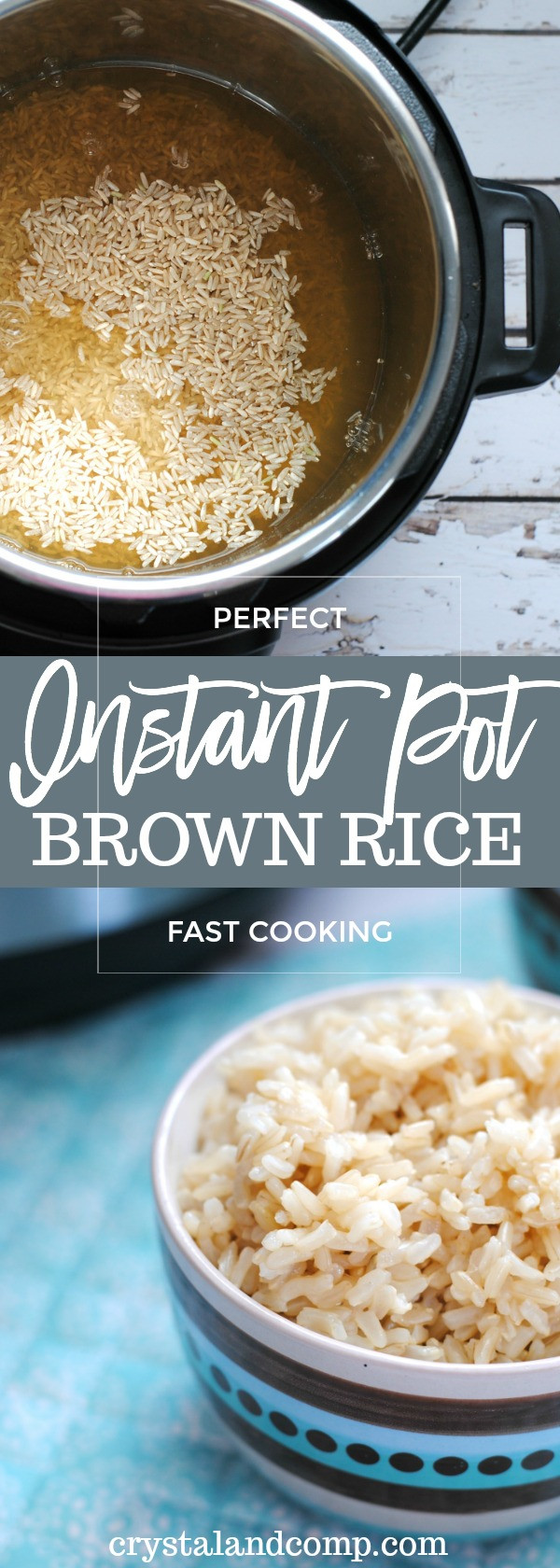Instant Pot Long Grain Brown Rice
 How to Make Brown Rice in the Instant Pot
