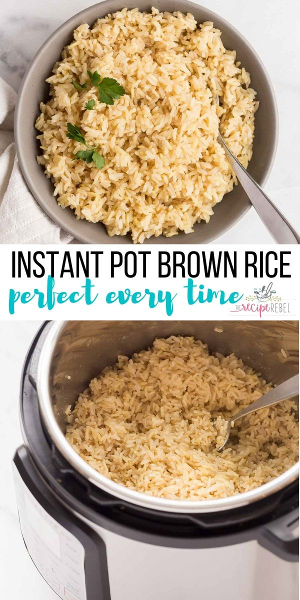 Instant Pot Long Grain Brown Rice
 Instant Pot Brown Rice long grain or basmati The