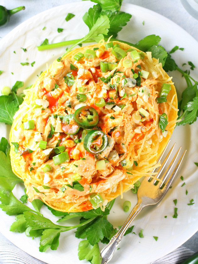 Instant Pot Low Carb Chicken Recipes
 Instant Pot Spaghetti Squash Buffalo Chicken Low Carb