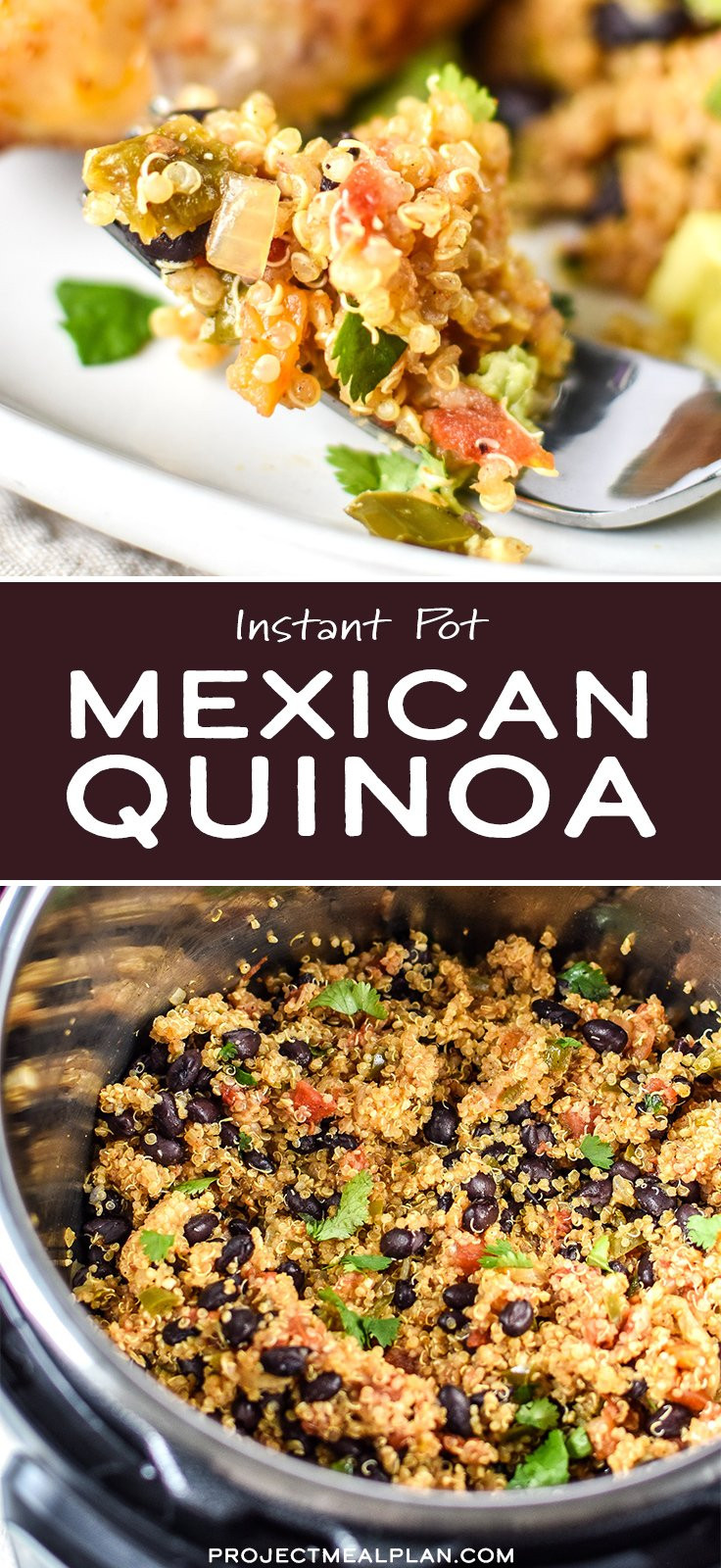 Instant Pot Quinoa Recipe
 Instant Pot Mexican Quinoa Project Meal Plan