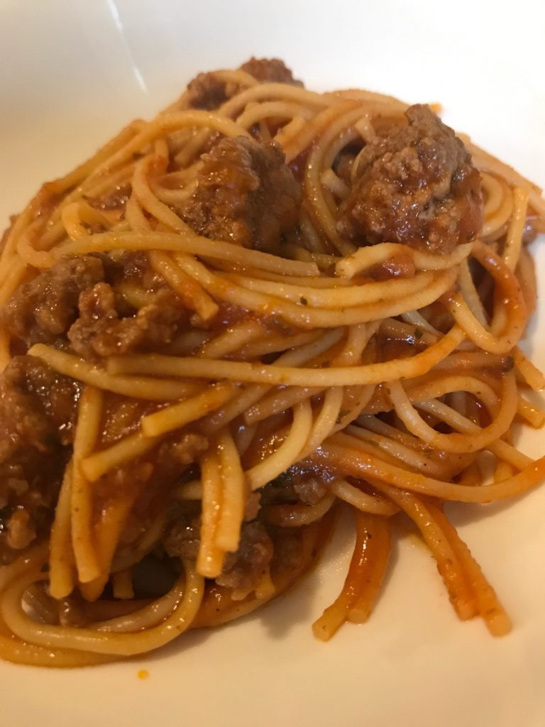 Instant Pot Spaghetti Jar Sauce
 Instant Pot Spaghetti with Meat Sauce