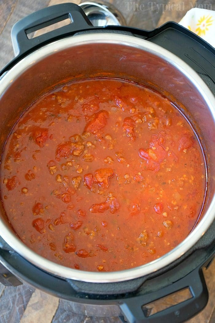 Instant Pot Spaghetti Jar Sauce
 Homemade Instant Pot Spaghetti Sauce · The Typical Mom
