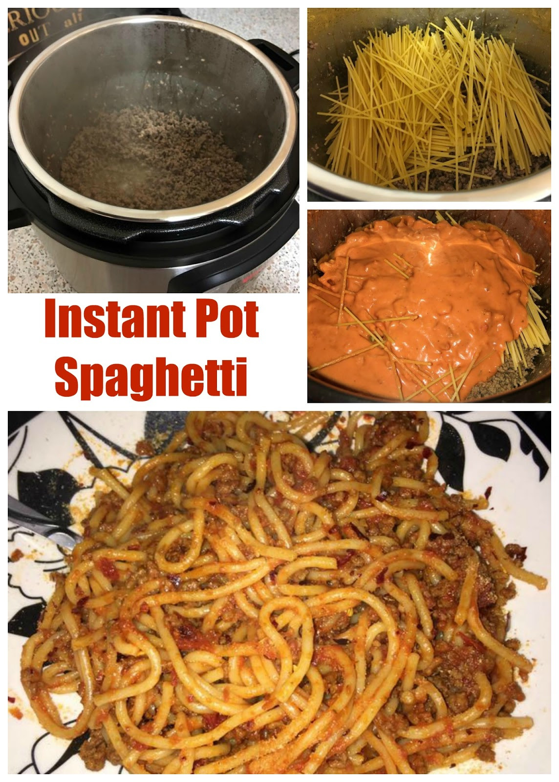Instant Pot Spaghetti Jar Sauce
 Reviews Chews & How Tos Instant Pot Spaghetti