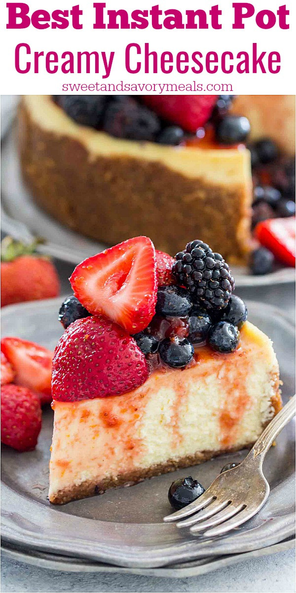 Instant Pot Springform Pan Recipes
 Best Instant Pot Cheesecake [VIDEO] Sweet and Savory Meals