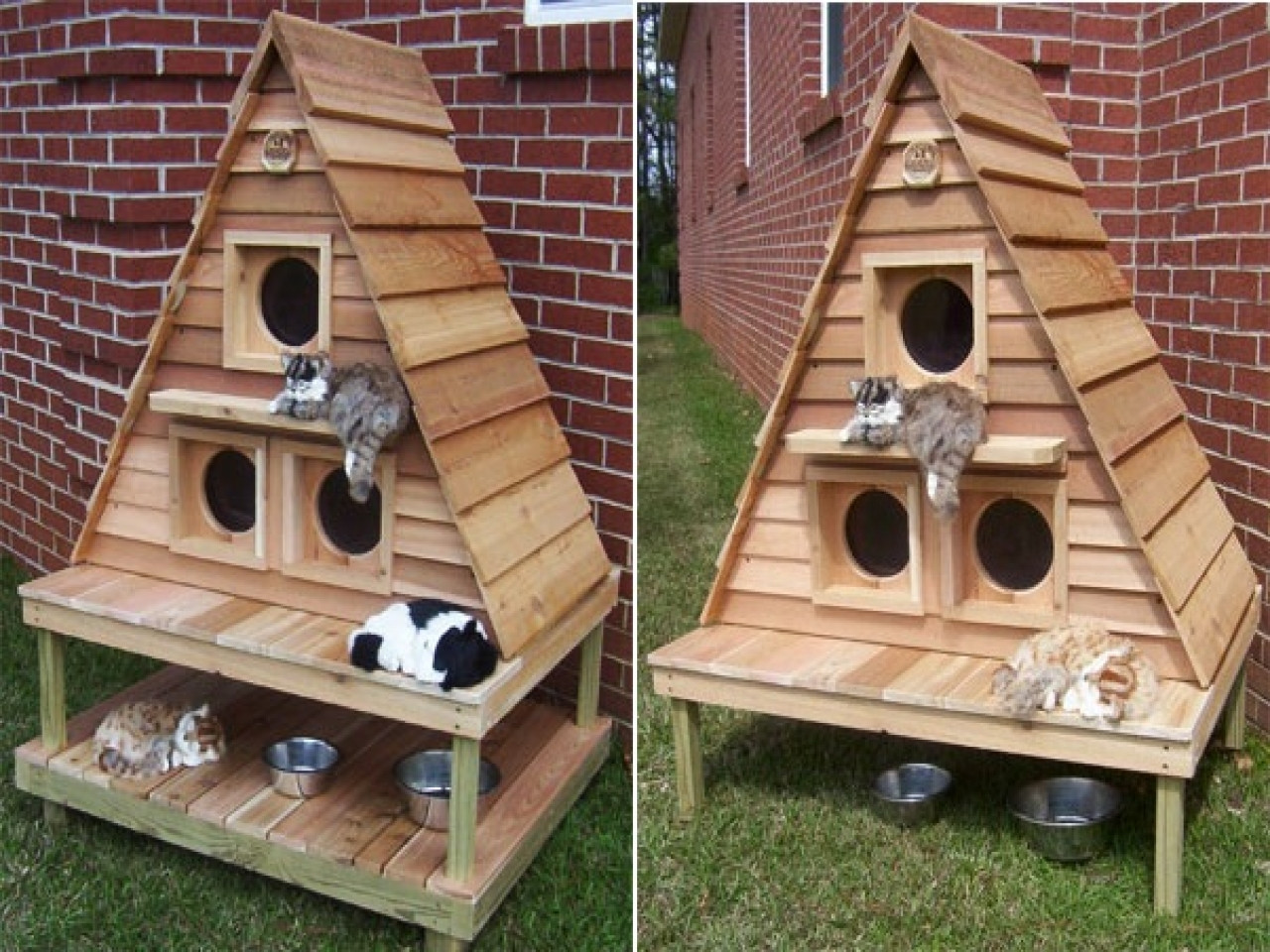 Insulated Outdoor Cat House DIY
 Insulated Outdoor Cat Houses Multiple Outdoor Cat House