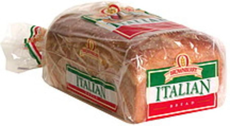Italian Bread Nutrition
 Brownberry Italian Bread 24 oz Nutrition Information
