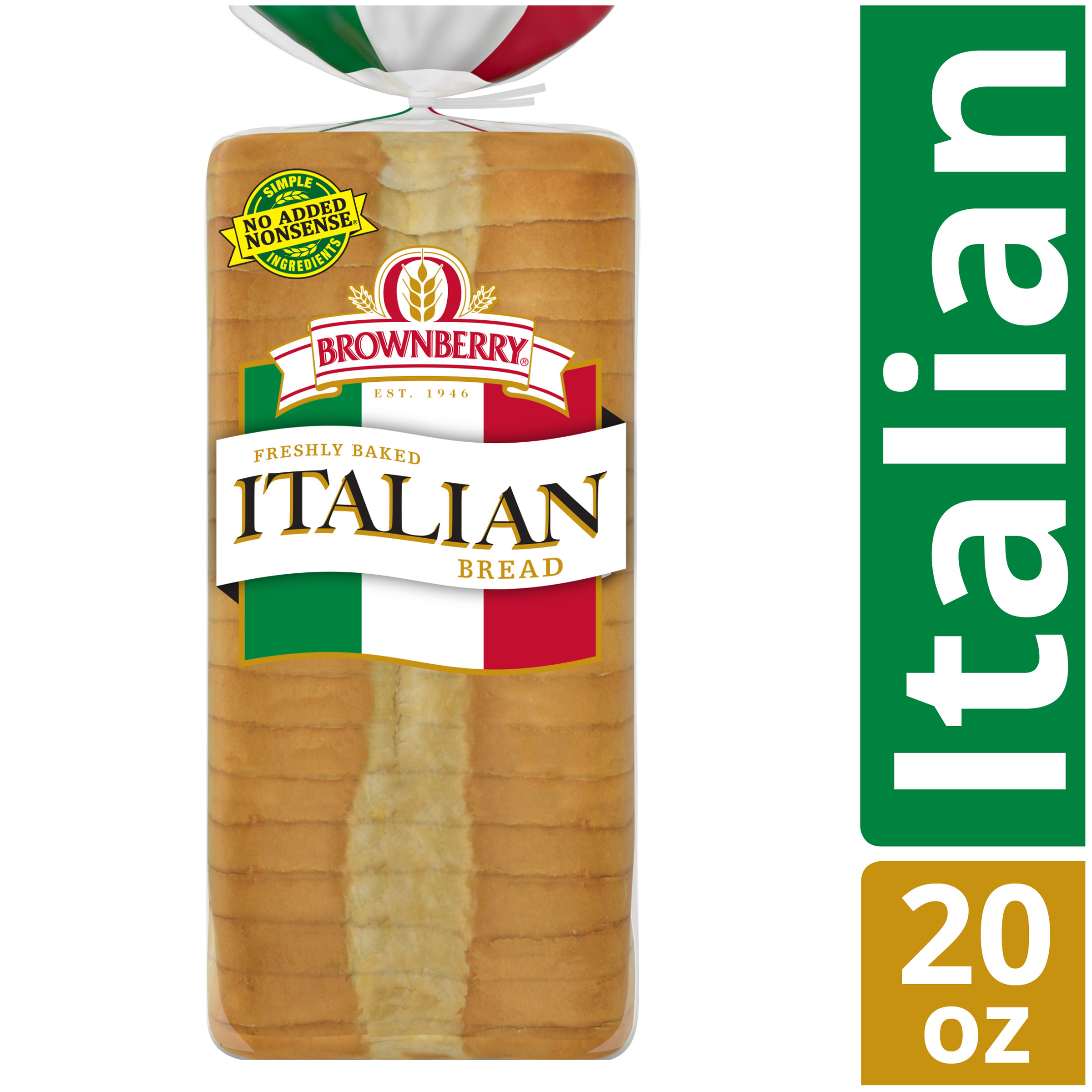 Italian Bread Nutrition
 Brownberry Premium Italian Bread 20 oz Walmart