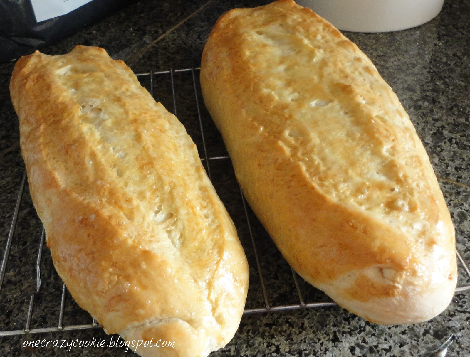 Italian Bread Recipe Bread Machine
 e Crazy Cookie Crusty Italian Bread