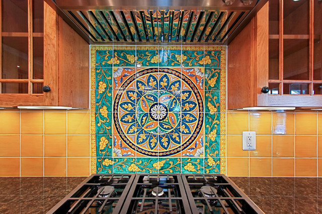 Italian Kitchen Backsplash Italian Tile backsplash Traditional Kitchen DC Metro