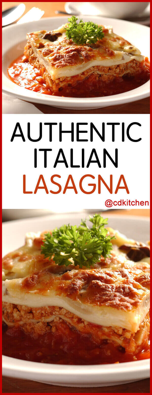 Italian Lasagna Recipe
 Authentic Italian Lasagna Recipe