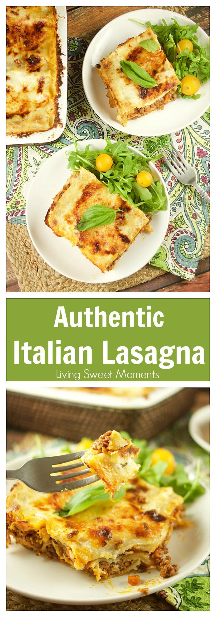 Italian Lasagna Recipe
 Authentic Italian Lasagna Recipe Living Sweet Moments