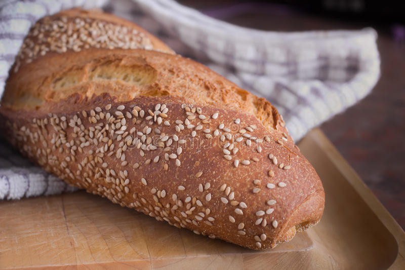Italian Loaf Bread
 Loaf of Italian Bread stock image Image of towel bread