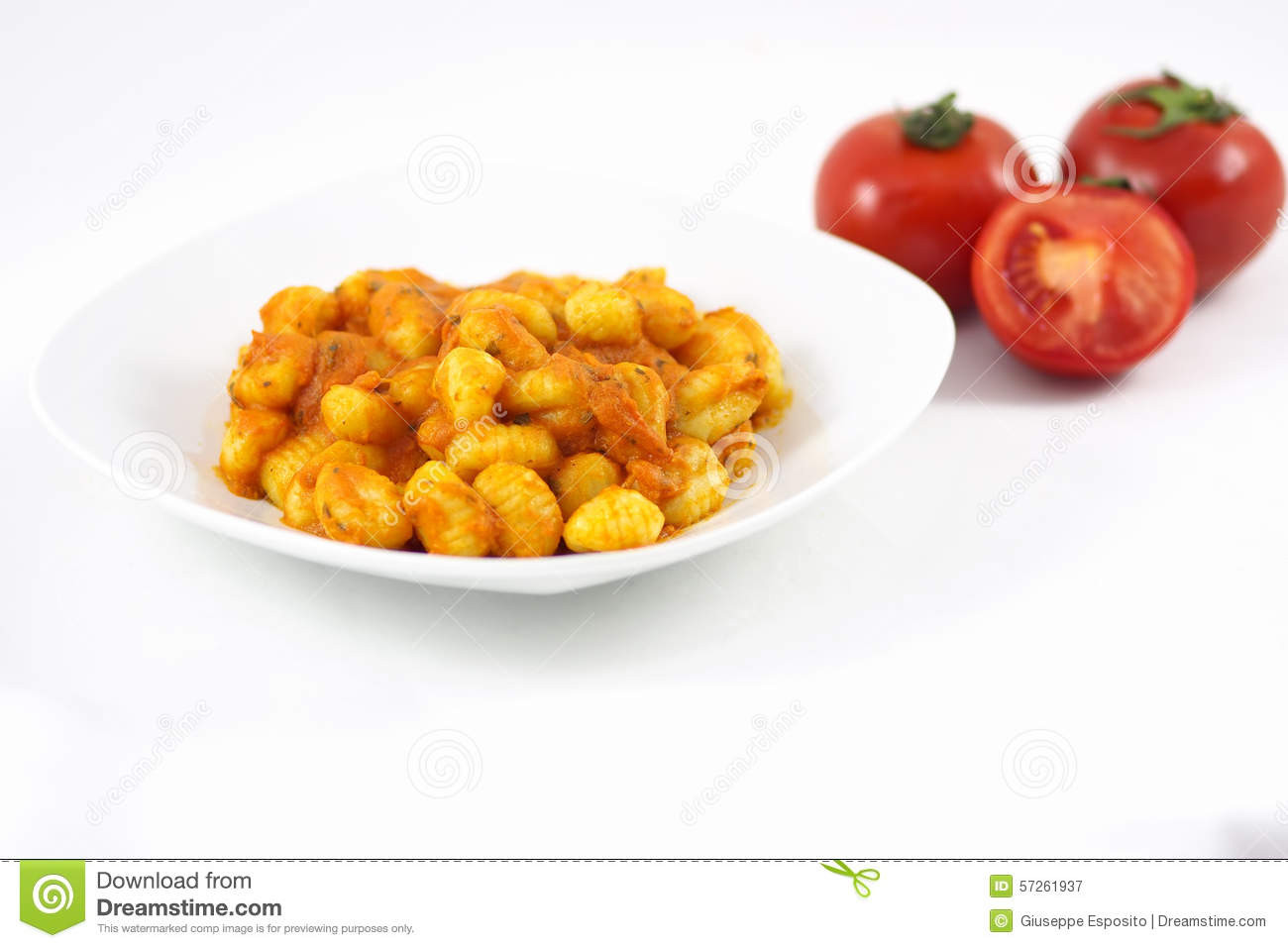 Italian Potato Dumplings
 Food Potato Dumplings Italian Recipe Stock Image